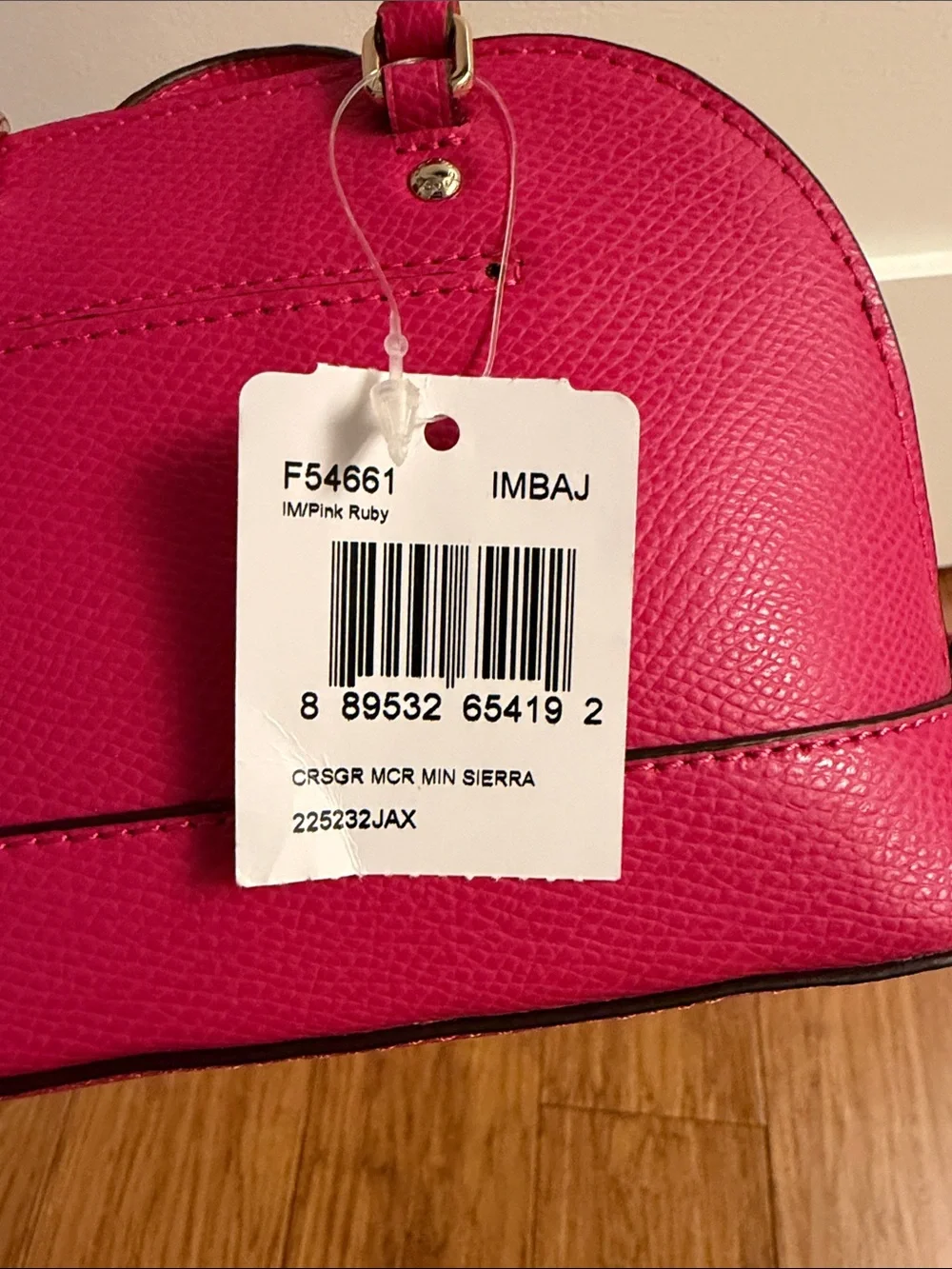 Coach Pink Micro Mini Sierra Satchel Handbag
